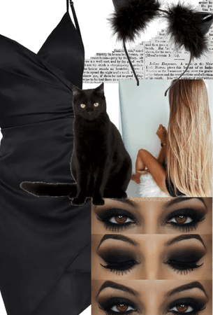 Black cat costume idea