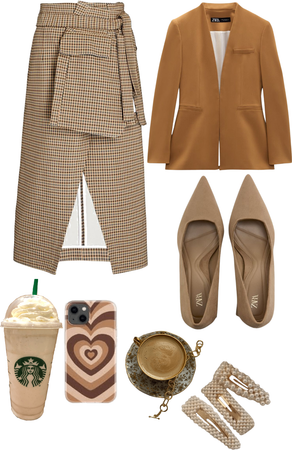Brown and Beige