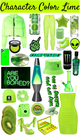 character color: lime green