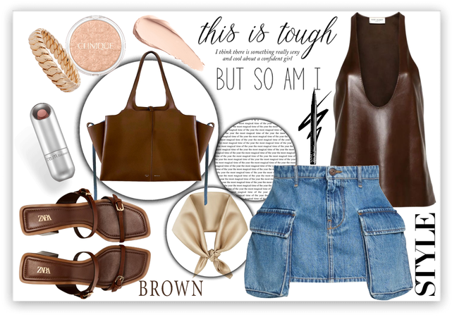 tough girls wear brown