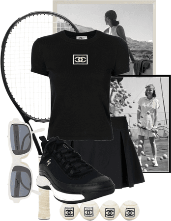 tennis in chanel