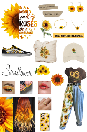 sunflower, like a star glower