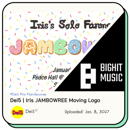 JAMBOWREE | Iris's Solo Fanmeet Moving Logo