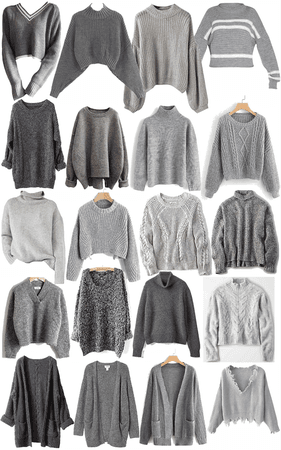 Grey Sweaters