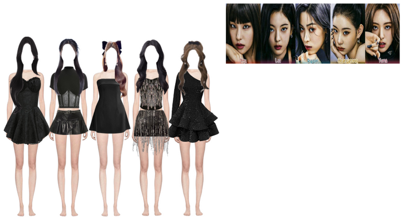 recrating itzy cheshire outfit's