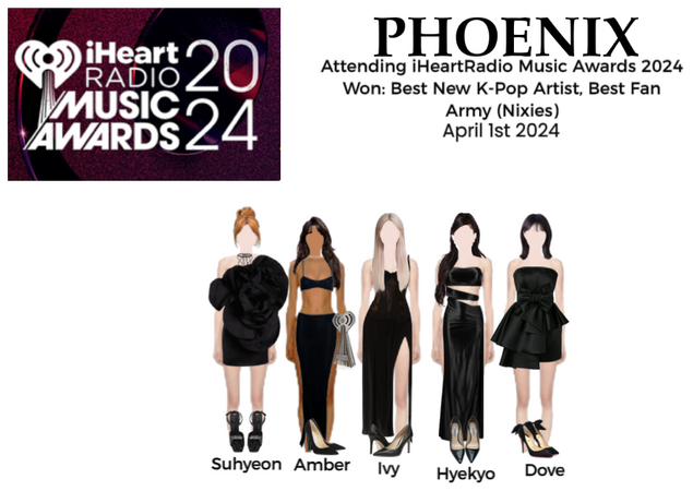 PHOENIX (피닉스) Attending iHR Music Awards 2024