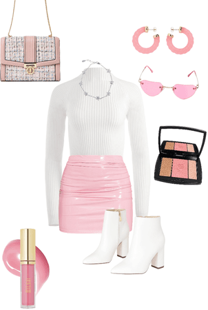 Pink chic outfit modern day clueless