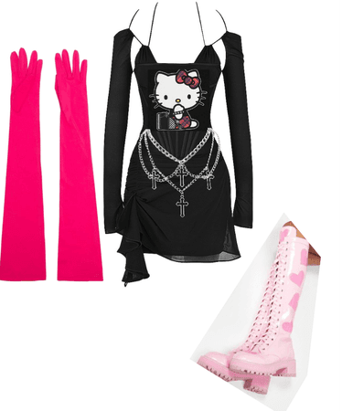 Hello Kitty Prom Dress