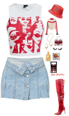Chris brown and Aaliyah concert outfit
