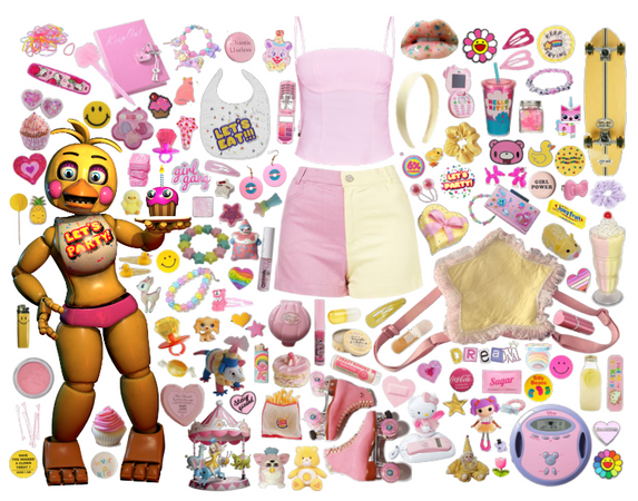 Five Nights At Freddy's Toy Chica Moodboard