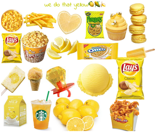 it's yellow food gang