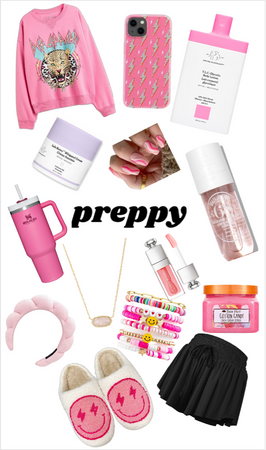 pink preppy essentials