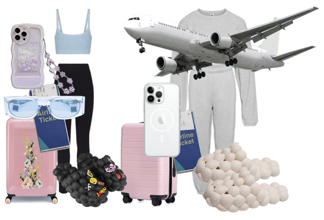 cozy oufit for airplane