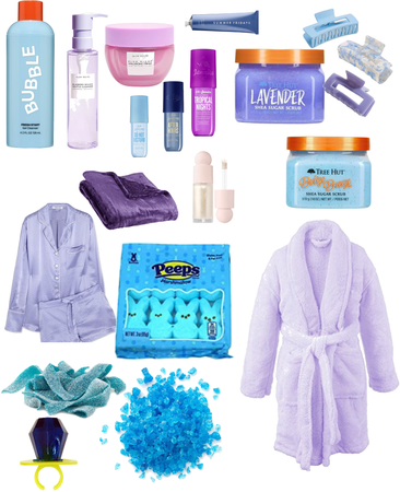 purple and blue Brrr basket