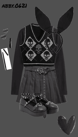 Gothic style outfit