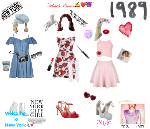 Outfits as Tay Swifts 1989 Songs😍💕💙