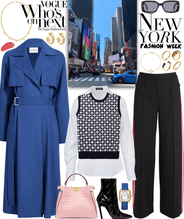 NY fashion week outfit with luxury pieces