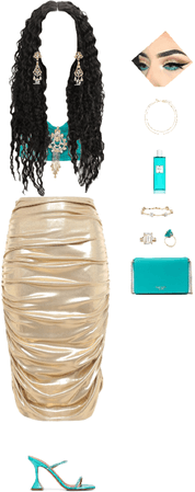 Gold and Turquoise