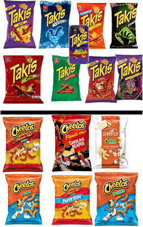 Cheetos or Takis
