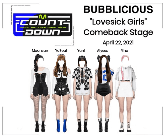 BUBBLICIOUS (신기한) "Lovesick Girls" Comeback Stage
