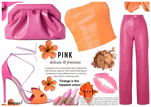Pink and Orange