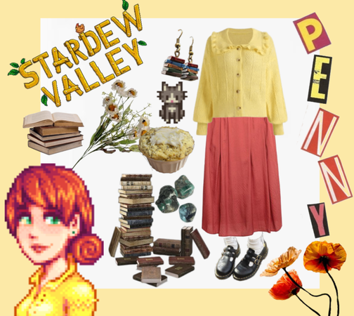 Penny outfit inspo (game: stardew valley)
