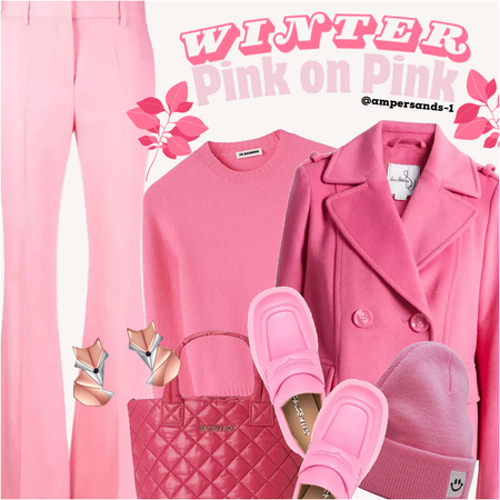 winter pink on pink 🩷🩷🩷