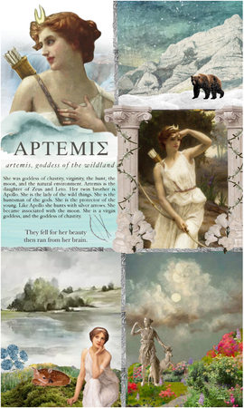 Artemis - hunt and moon