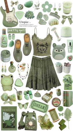sage green outfit