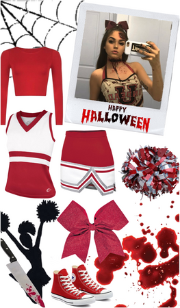 dead cheerleader / halloween inspo