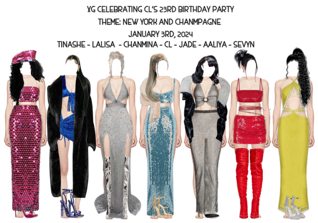 XG Celebrating CL's 23rd Birthday Party