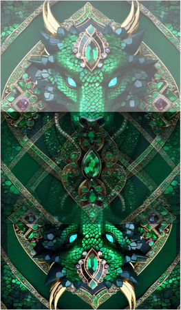 Emerald Green Dragon Challenge 🧿💖🌟✨