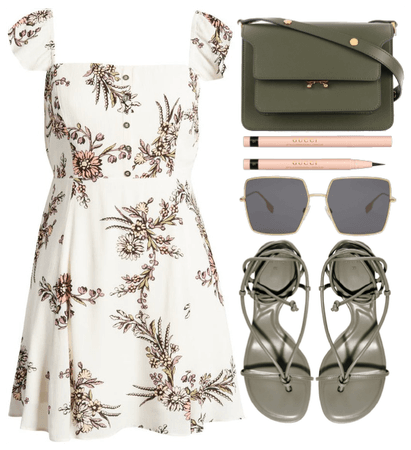 Summer florals outfit