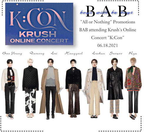 BAB (항상소년) - Attending Krush’s Online Concert
