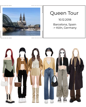 Queen Tour/ Barcelona, Spain -> Köln, Germany