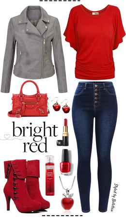 Daily denim - red