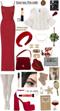 Red Outfit "Under The Mistletoe"