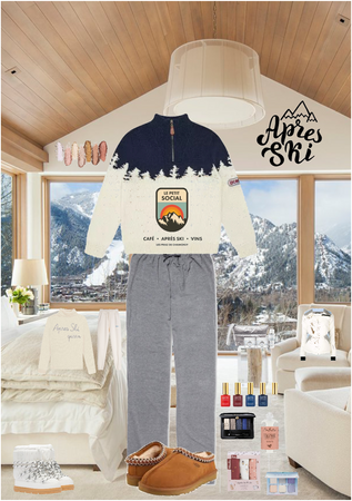 Apres Ski Lodge Lounge Outfit