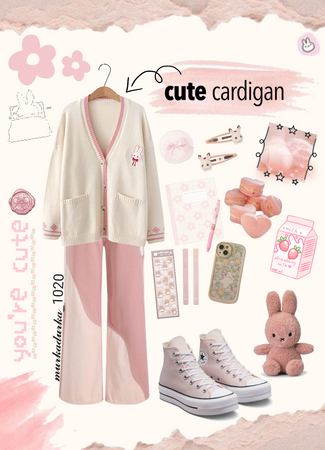 cute cardigan 🐇🩷