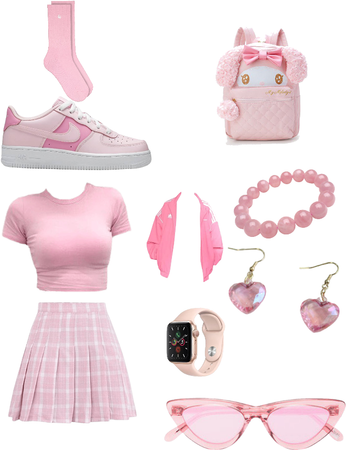 look to school pink
