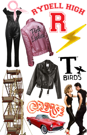 grease themed outfit