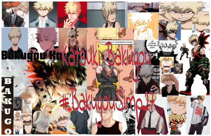 Bakugou Katsuki Collage 4 All My Bakugou Simps