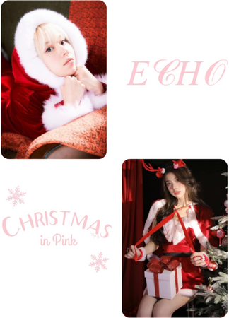 GIRLZNEXTDOOR(옆집소녀) - 'ECHO' PINK CHRISTMAS CONCEPT PHOTOS #1