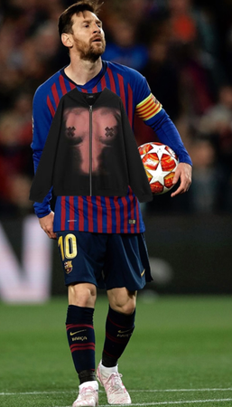 luonel messi has grown breast