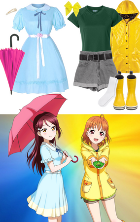 Riko and Chika - Rainy Day