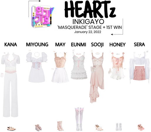 {HEARTz}‘Masquerade’ Inkigayo Stage + 1st Win
