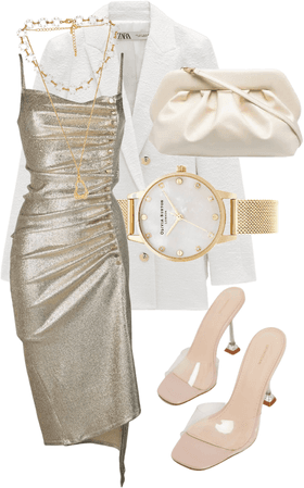 Evening golden outfit