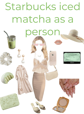 if starbucks iced matcha was a person 🍵🪴