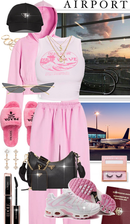 airport pink set