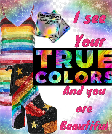 True Colors Rainbow Glitter
